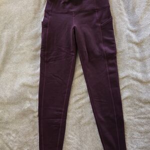 Athleta Deep Purple Leggings